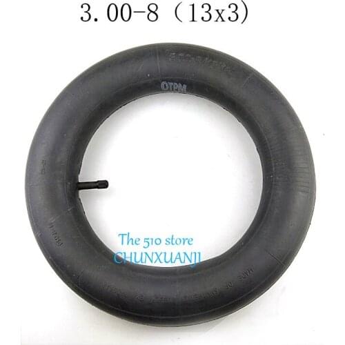 Free shipping 1Pcs inner tube 3.00-8 13x3 inner tyre for Gas and Electric Scooters Warehouse Vehicles Mini Motorcycle