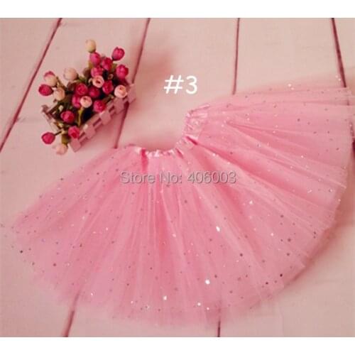 Free shipping baby girls princess fluffy glitter tutu tulle skirt for kids sequin birthday tutu