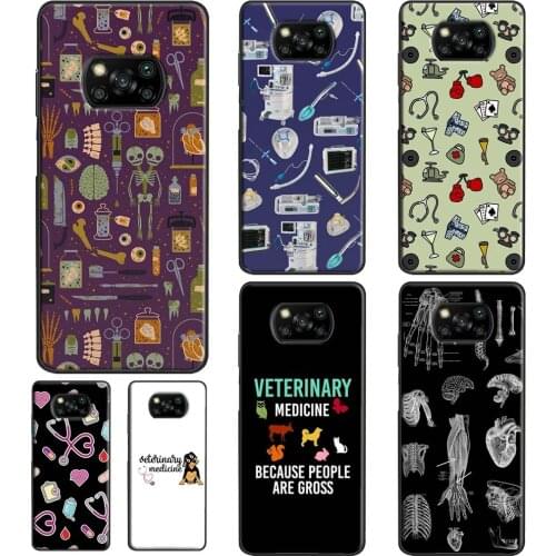 X-Ray Veterinary Medicine Phone Case For POCO X3 Pro M3 F2 F3 Cover For Xiaomi Mi 11 Ultra 10T Pro Mi Note 10 Lite