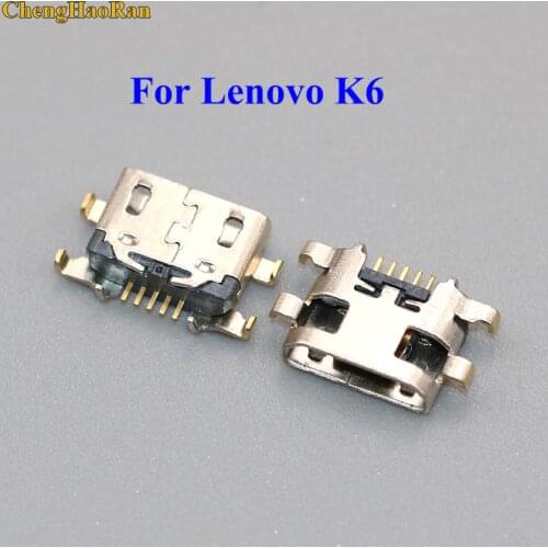 ChengHaoRan For Lenovo K6 Mini Micro USB Jack Charging Socket Port Connector power plug dock replacement repair parts