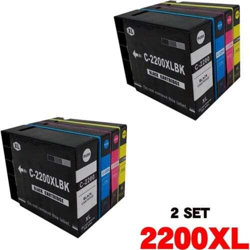 2 SET/3 SET/1SET PLUS BLACK PGI2200XL PGI 2200xl Compatible ink cartridge For canon MAXIFY IB4020/iB4120/MB5020/MB5120/MB5320