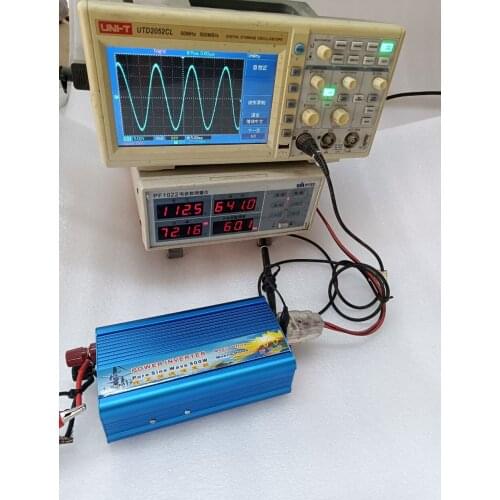 500W DC12V to AC220V 60HZ digital display Pure Sine Wave power inverter