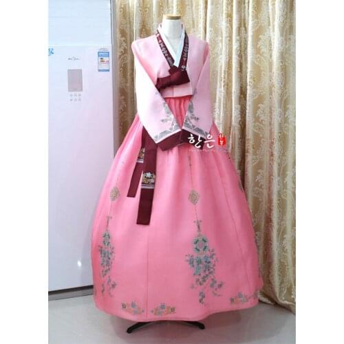 Korea Imported Fabric / New Improved Hanbok / Stage Hanbok / To Dry Clean