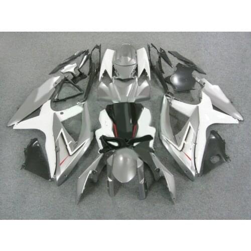 Injection mold Fairing kit for SUZUKI GSXR600 750 K8 08 09 GSXR 600 GSXR 750 2008 2009 Silver white Fairings set+gifts SP03