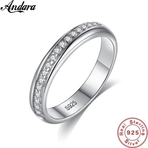 New Arrival 100% 925 Sterling Silver Fashion OL Round Rings AAAAA Zircon CZ Rings Trendy Jewelry for Women Men Size 5-10