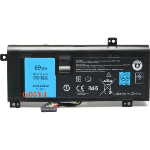 New Battery G05YJ For Dell Alienware 14 A14 M14X R3 R4 G05YJ Y3PN0 8X70T 69WH