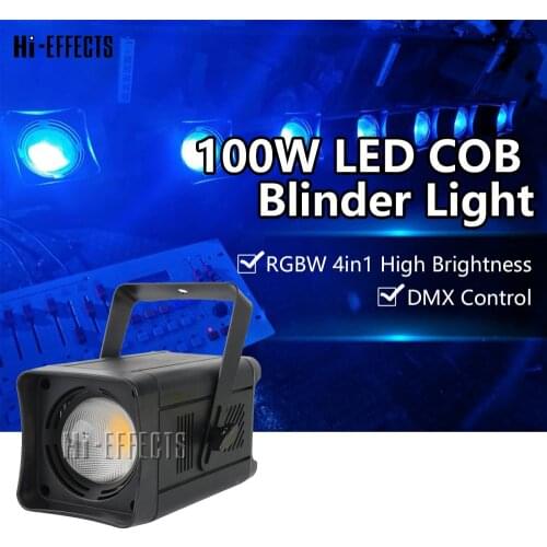 2pcs/lot 100W COB Par Light Stage Lighting Warm White/Cold White/RGBW 4in1 Par Light for Dj Disco Wedding Blinder Light Par LED
