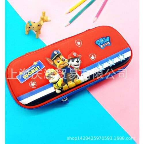 Paw Patrol Pencil Bag Anime Thing Large-capacity Childrens Pencil Case 1-3 Grade School Student Pencil Bag Pupil Stationery Box
