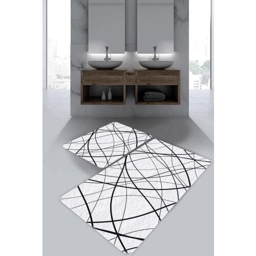Poniland Anti-slip Bathroom Rugs