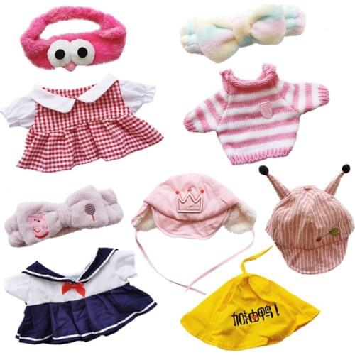 1PC Doll Clothes Headband Glasses Accessories for 30cm LaLafanfan Duck Plush Doll Outfit Hat Hair Band for 20-30cm Plush Toy