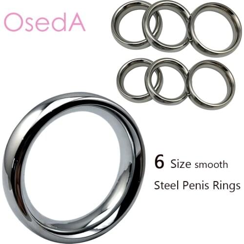 Smooth Metal Large Size Heavy Duty Male Ball Scrotum Stretcher Penis Lock Bondage Dick Cock Ring Delay Ejaculation Men Sex Toys