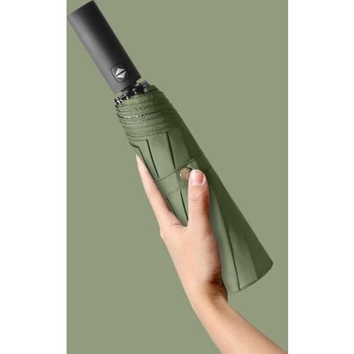 Morandi Folding Umbrella Automatic Open Close Uv Protection Ladies Parasol Rian Sun Portable High Quality Umbrella Business A6A