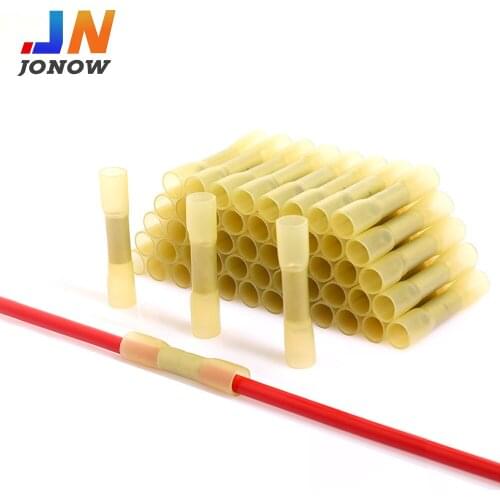 Heat Shrink Butt Connectors Splice Wire Cable Crimp Connector Kit Insulated Electrical Crimping Terminals Waterproof Terminal