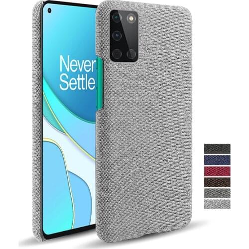 Cloth Texture Fit Cover For OnePlus 8t 8 7 7t Pro Coque Luxury Febric Antiskid Case For One Plus Nord N100 N10 6t 5t 6 5 Funda