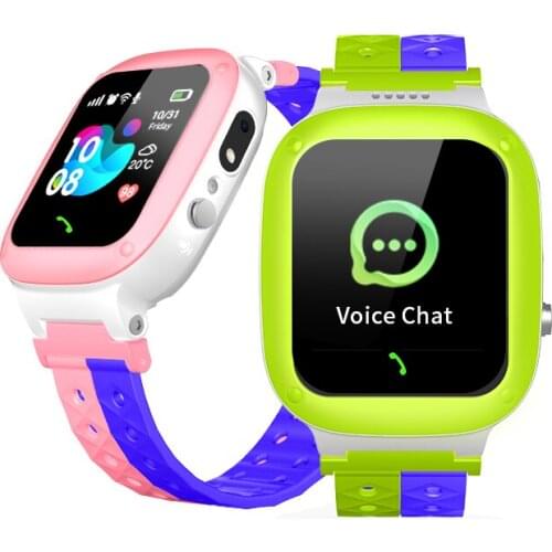 Waterproof IP67 GPRS Real-time Positioning Tracking Low Battery Alarm Support IOS And Android System 2G watch For Kids