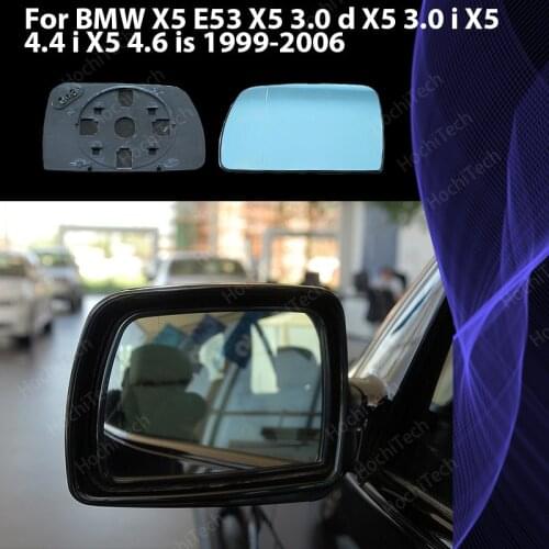 Rearview Replacement Wing Heated Left & Right Mirror Glass For BMW X5 E53 X5 3.0 d X5 3.0 i X5 4.4 i X5 4.6 is 1999-2006