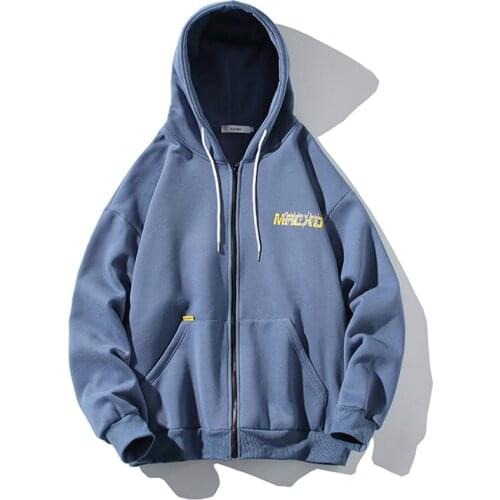 Hoodies Women 2021 Autumn Thicken Warm Hood Zip Sweatshirts Women Print Loose Cotton Long Sleeve Ladies Sudaderas High Quality