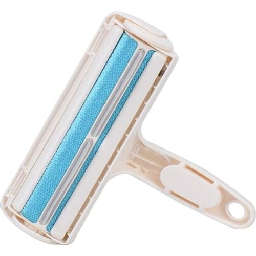 1pc Pet Hair Roller Remover Dog Cat Fur Brush for Home Furniture Carpet Sofa Clothes Cleaning Brush Pet Lint Hair Remover Brush