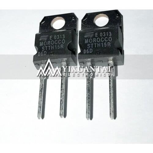 10pcs/lot STTH15R06D 15R06 TO220 100% New original