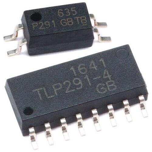 10PCS SMD TLP291(GB-TP,SE(T TLP291-4(GB-TP,E(T photocoupler transistor output photocoupler package SOP-4/SOP-16