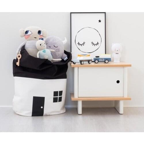 65*40 Beam Port Pouch Bag Room Decoration Large Capacity Cotton Canvas House Storage Bag Children Kids Toy Baby Toys Home Decor