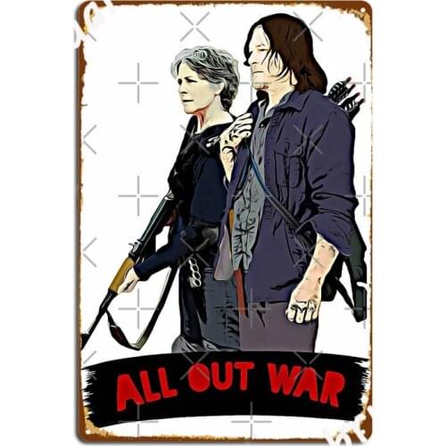 Caryl War Metal Sign Cinema Kitchen Garage Club Customize Wall Plaque Tin Sign Posters
