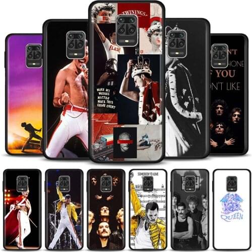 Phone Case for Xiaomi Redmi Note 9 9s 8T 8 Pro 7 8A 9A 9C 9T 9i 9 Power Matte Bumper Cover Coque Fundas Freddie Mercury Queen
