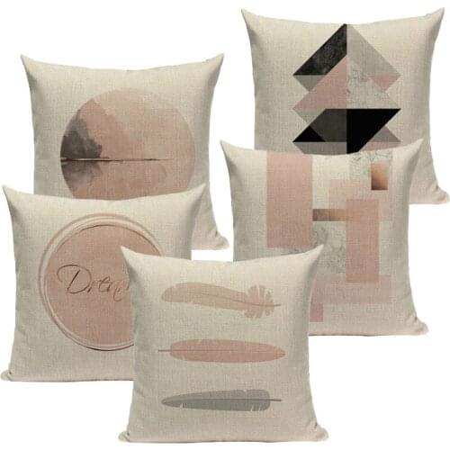 Case geometric pillow cushions for sofa decorative 45Cmx45Cm Square decorative pillows cushion cover Custom throw pillows