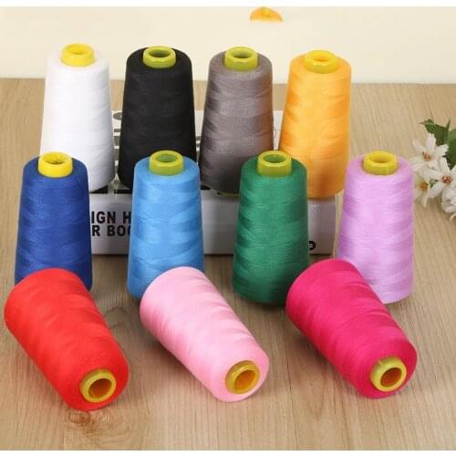 Color 3000 Yards Length Sewing Thread 40S/2 Threads Polyester Thread Multicolor Spool DIY Sewing Accessories