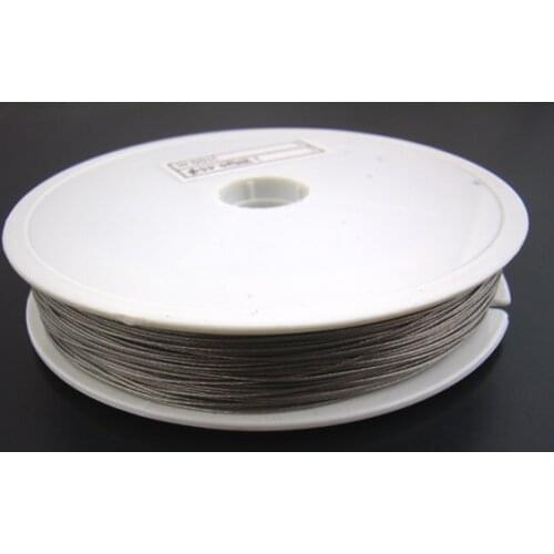 DoreenBeads 1Roll 30M Silver Color Beading Wire 0.6mm (B01399), yiwu