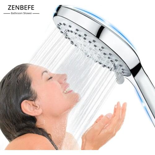 ZENBEFE Pressurized shower shower nozzle hose set for raining household bathing single-head shower shower with big water