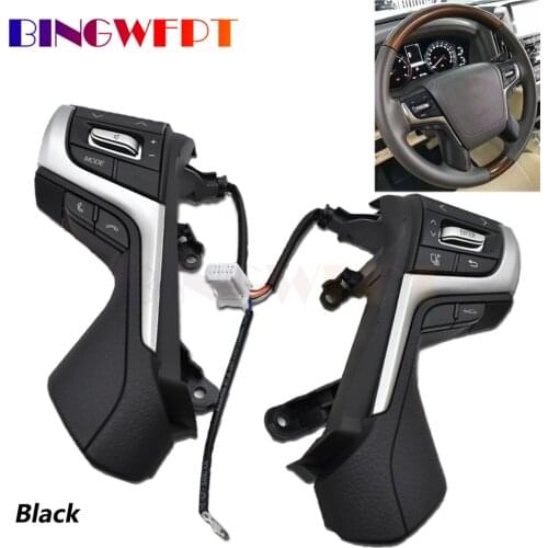 Steering Wheel Control Buttons For 2016 2017 2018 Toyota Land Cruiser Prado buttons Car Accessories