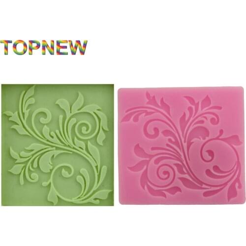 Lace Silicone Impressing Mold Mat Fondant Cake Sugar Mould cooking tools Flower Decorating Tools DIY moulds molds C1790