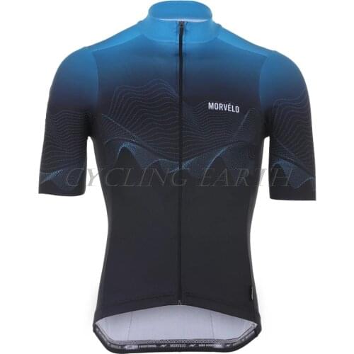 Morvelo Jersey 2019 Summer Shirt Cycling Racing Sport Bike Short sleeve SKY blue Maillot ropa Ciclismo Trekking Clothing