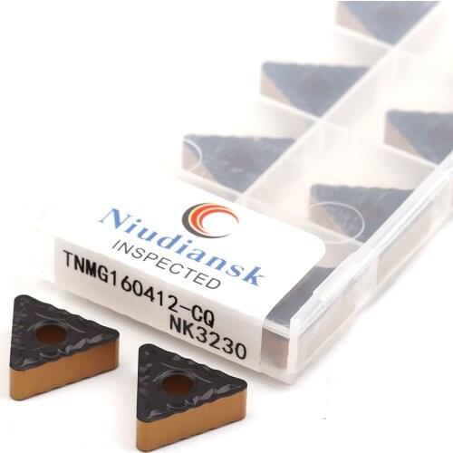TNMG160404-CQ TNMG160408-CQ TNMG160412-CQ NK3230 CNC Lathe Metal Blades External Turning Tools Carbide Cutting Inserts for steel