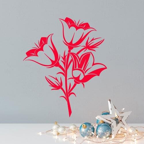 Cute Jasmine Home Decor Vinyl Wall Stickers Nursery Room Decor Wall Stickers Waterproof Wallpaper Decorative Vinyl Wall Stickers