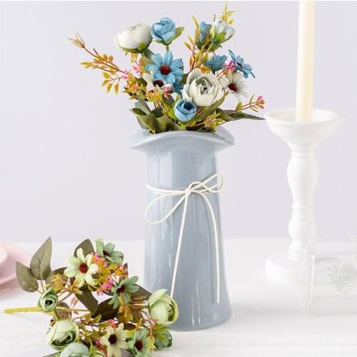 Nordic Rayon Flower Autumn Daisy Simulation Artificial Flower Artificial Plastic Flower Wedding Home Accessories Room Decoration