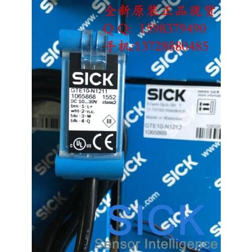 New original German SICK photoelectric switch GTE10-N1211 photoelectric sensor GTE10N1211 sensor switch