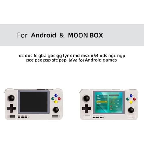 Retroid Pocket 2 Retro Pocket Handheld Game Console 3.5 Inch IPS Screen Double System Open Source 3D Games for PSP Drop shipping