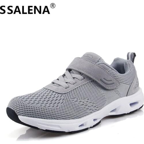 Middle-Aged Mesh Breathable Walking Shoes Outdoor Male Comfortable Shoes Anti-Skid Jogging Shoes High Quality AA11122