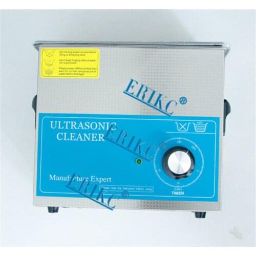 ERIKC High Quality Ultrasonic Injector Cleaning Machine E1024011 and Common Rail Fuel Injection Cleaner Kit 220V, 3L
