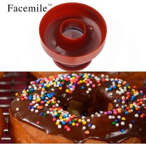 1PCS Donut Mold Cake Desserts Donuts Die Mold Plastic Hollow Cake Bread Biscuits Stamp Model Biscuit Cutter Cookie Cutters