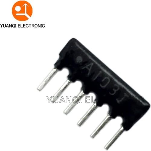 20pcs DIP exclusion Network Resistor array 6pin 220 330 470 510 1K 1.5K 2K 2.2K 3K 3.3K 4.7K 5.1K 10K 22K 47K 100K ohm