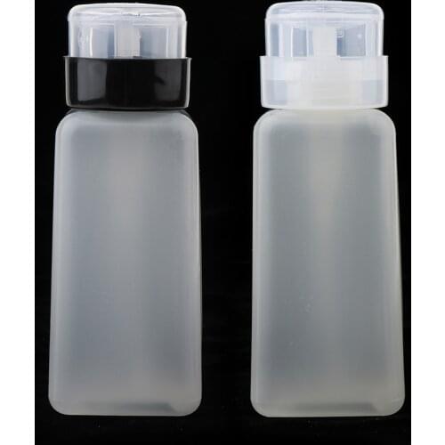 250ml Nail Polish Eye & Facial Make Up Remover Empty Plastic Pump Dispenser Bottle Clear