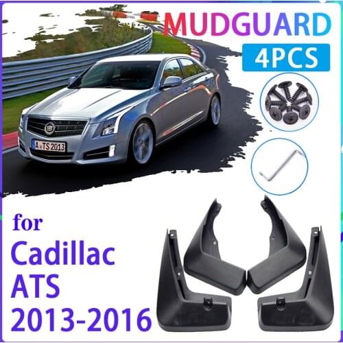 4 PCS Car Mud Flaps for Cadillac ATS 2013 2014 2015 2016 Mudguard Splash Guards Fender Mudflaps Auto Accessories