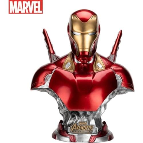 40cm Marvel MK50 Iron Man Bust GK Resin Model Avengers Bust Statue Anime Decoration Figure Modle Toys Decorations