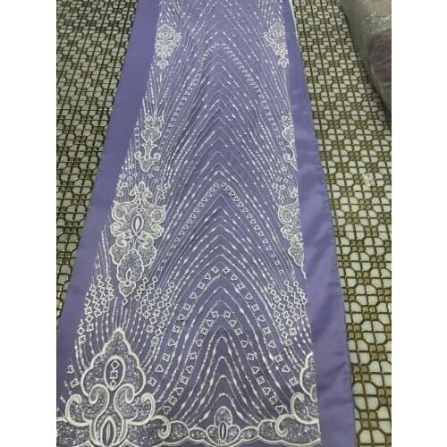 5yards /lot AA1015 offwhites equin luxury new good quality embroidery lace fabric for wedding dress