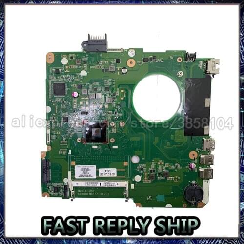 828168-601 828343-601 SHELI FOR HP 15-F U8C Laptop Motherboard DA0U8CMB6B0 rev b N3050 CPU notebook pc mainboard main board