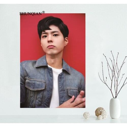 Actor Park Bo Gum Poster Home Decoration Fashion Silk Canvas Fabric Wall Custom Poster Print More Size 40x60cm,50x75cm,60x90cm