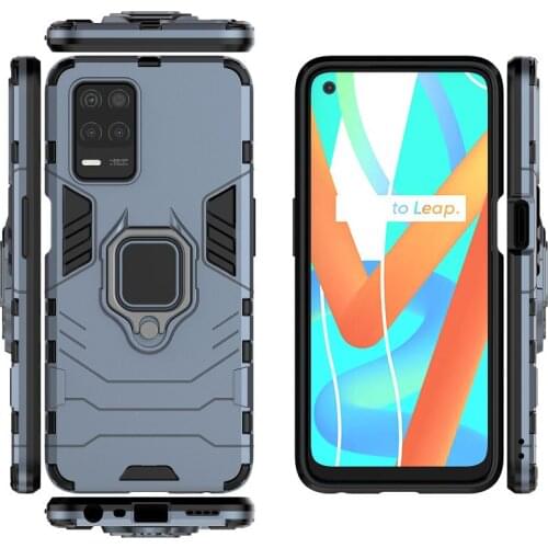 3D Ring Armor Case for Realme Narzo 30 5G RMX3242 Realme 8 5G RMX3241 Not fit 4G Car Holder Phone Back Cover